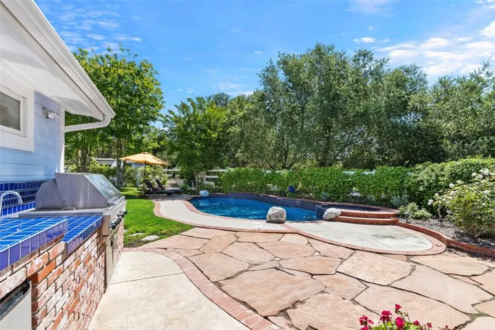 Pool and Built-in BBQ