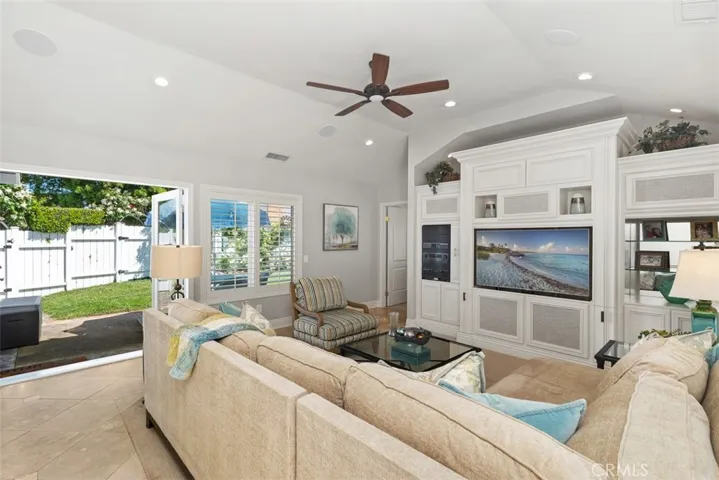 Family Room Opens to Backyard