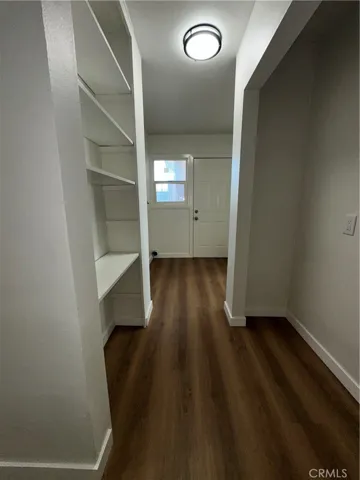 Hallway storage; top floor