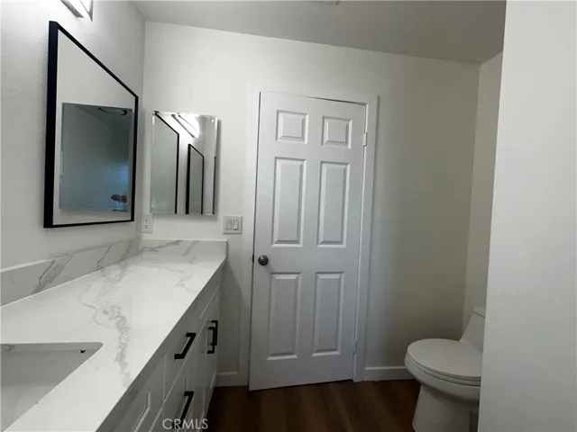 Full bath; top floor