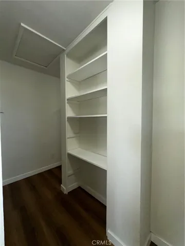 Hallway storage; top floor