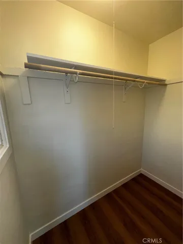 WIC primary bedroom; top floor
