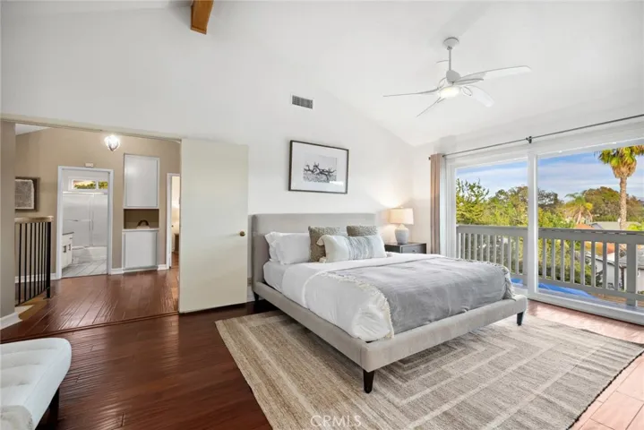  head upstairs to the double door primary suite