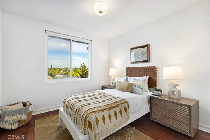 Upstairs bedroom w/ striking views