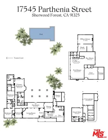 17545 Parthenia Street, Sherwood Forest, California 91325