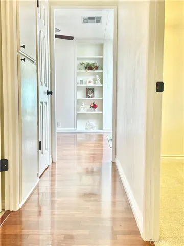 Hallway from the Bedrooms to Dining Area