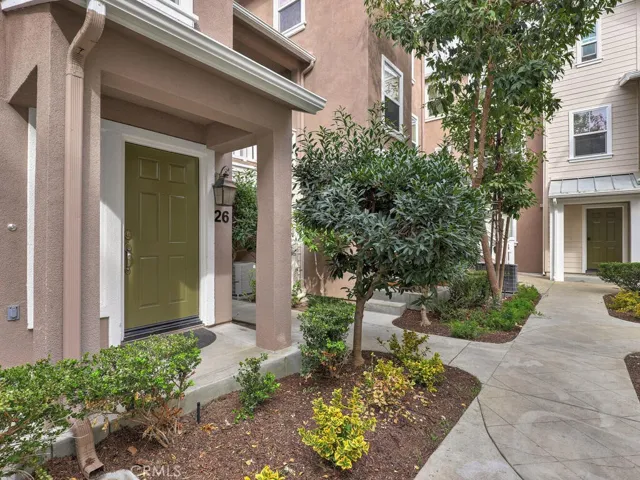 Welcoming front porch entry
