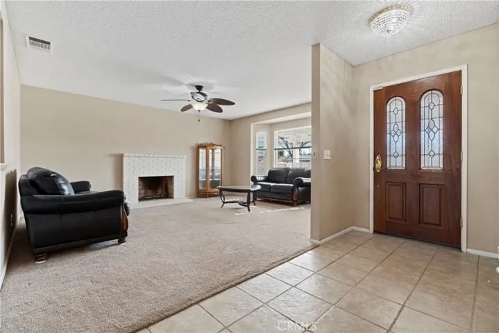 Living Room and Front Door Entry