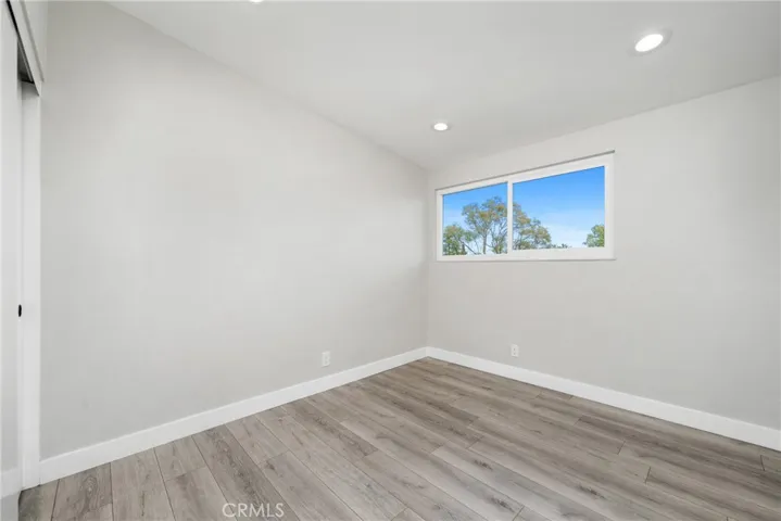 1 of 4 upstairs bedrooms before virtual staging.