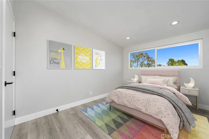 1 of 4 upstairs bedrooms virtually staged.