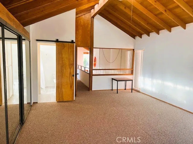 Primary bedroom and bathroom area

