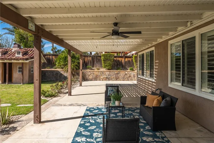 Covered patio