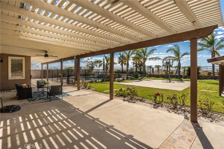 Covered patio