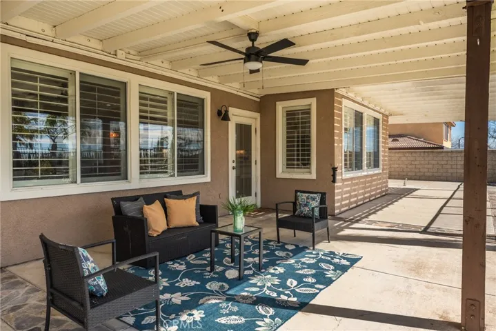 Covered patio