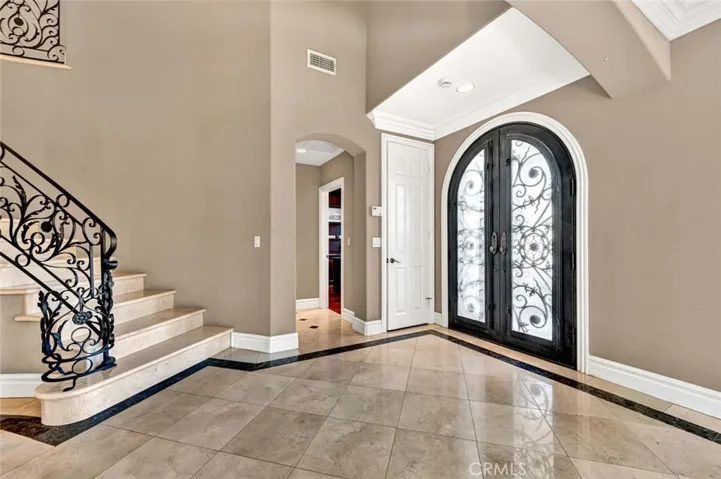 And you get to enjoy this beautiful doors from inside the home too!
