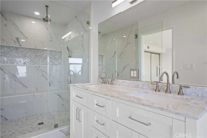 Primary Bathroom. Check out that new shower!