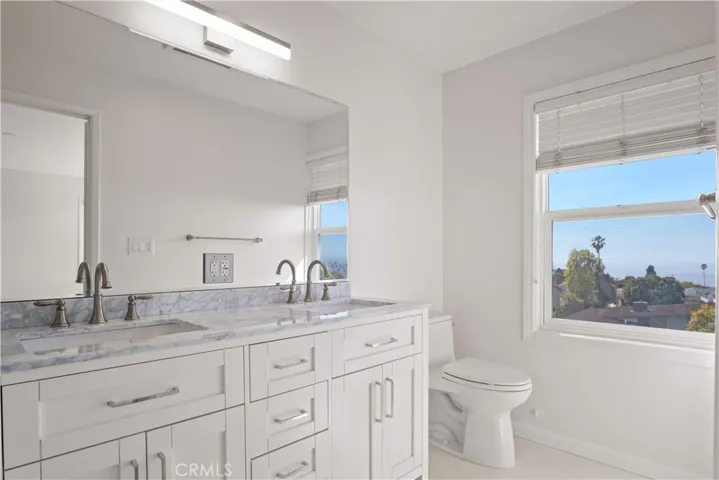 Primary Bathroom with ocean view