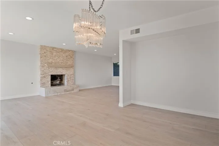 View of Living Room from the Dining Area.