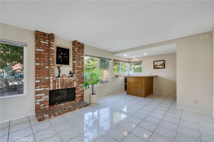 Second Fireplace is in the Family Room