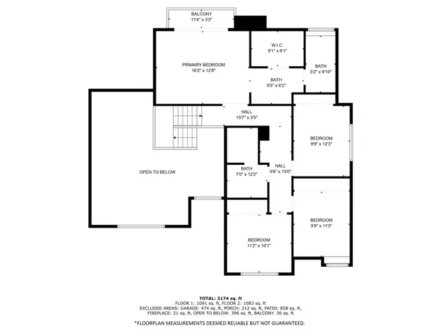 Second Floor - Floor Plan