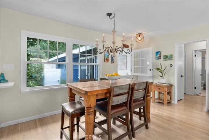 Dining area with lots of natural light
