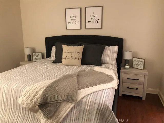 Master Bedroom with Sliding Glass door to Patio (furniture not included)