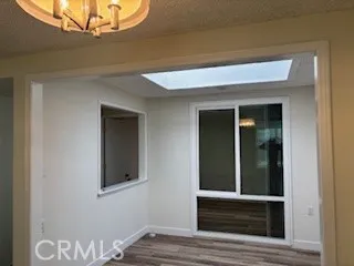 View to atrium from living room