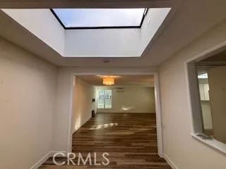 View from atrium dining areaback to living room