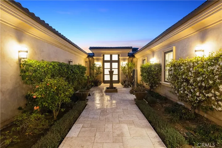 Stunning Entry Courtyard