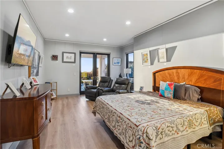 Downstairs Master Suite and Patio