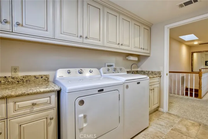 Upstairs laundry