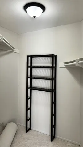Spacious walk in closet