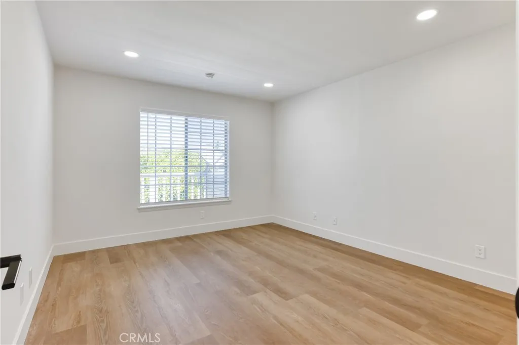 Bedroom with new recess lighting and built in usb charging port