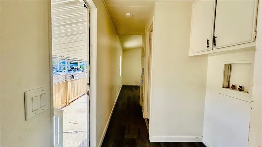 washer & dryer located in the hall