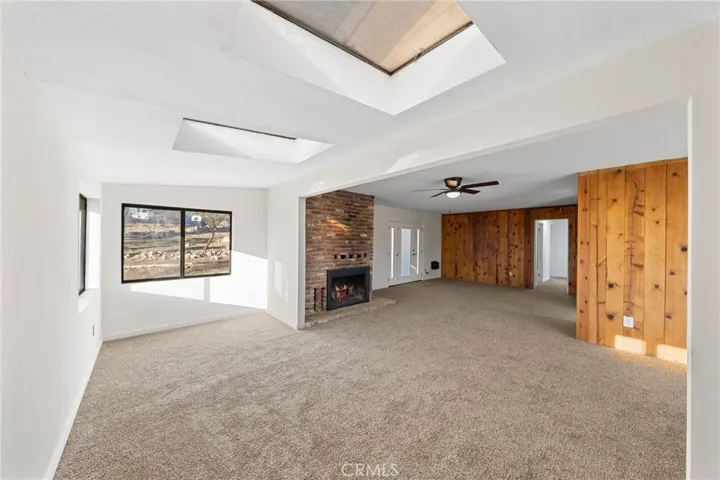 sunroom and living room main house