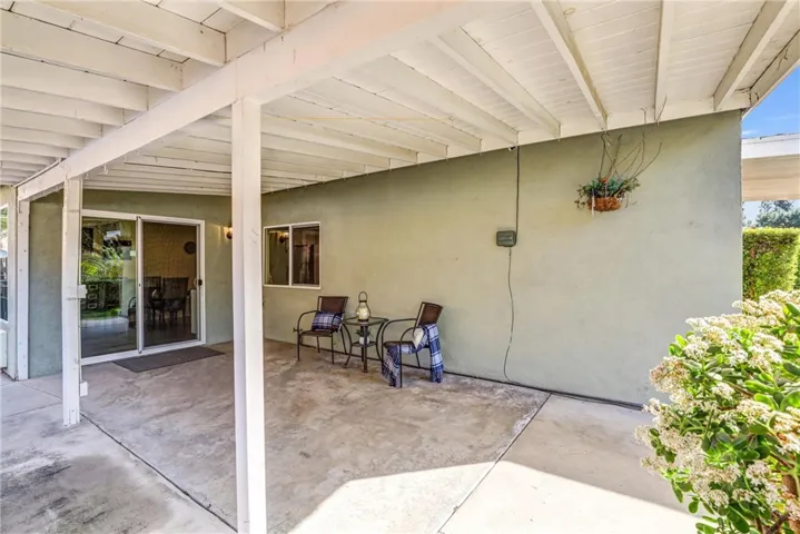 Backyard Side Covered patio - 1201 N Mosswood Anaheim Hills Ca 92807