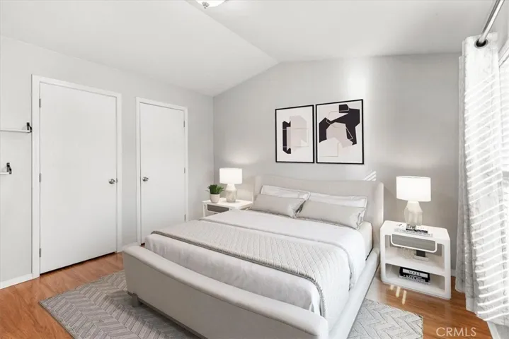 Bedroom
A comfortable and private retreat with soft natural lighting. The spacious bedroom includes room for a queen-sized bed and additional furniture, making it a perfect place to unwind. Walk in Closet. Room photos has been online staged.
