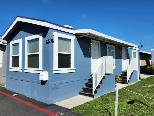Front and side of home