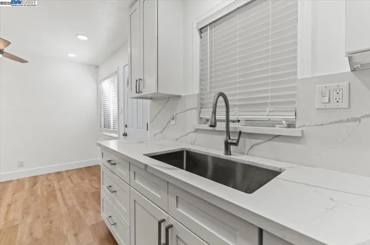 All new Quarts Counter top, Stainless sink, All new appliances.