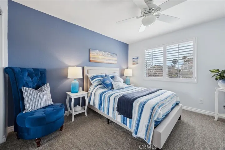 Fresh and ready for guests, bedroom one.
