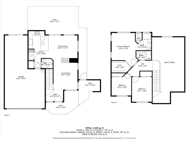 Floor plan both levels