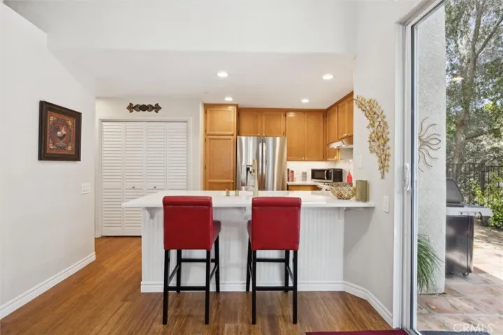 The kitchen was remodeled less than 2 years ago.