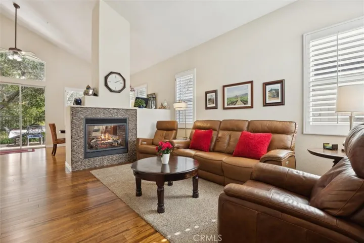 Gorgeous hardwood flooring is only a few years old.