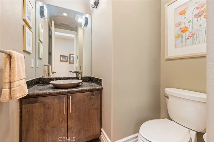 Hall half bathroom