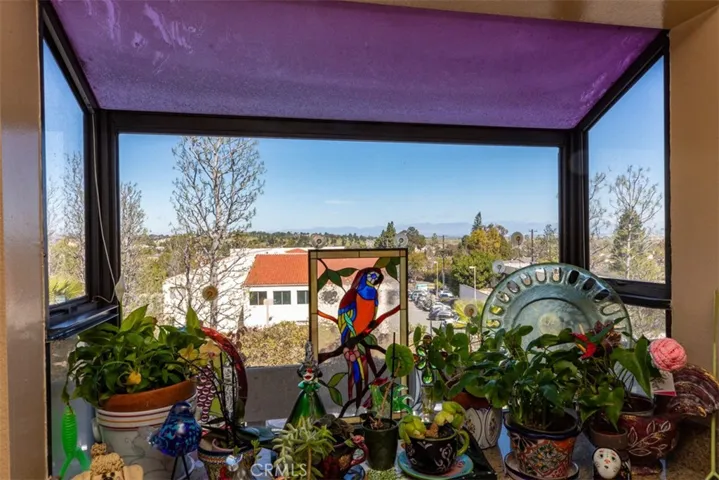 View of Santa Monica mountains from the kitchen