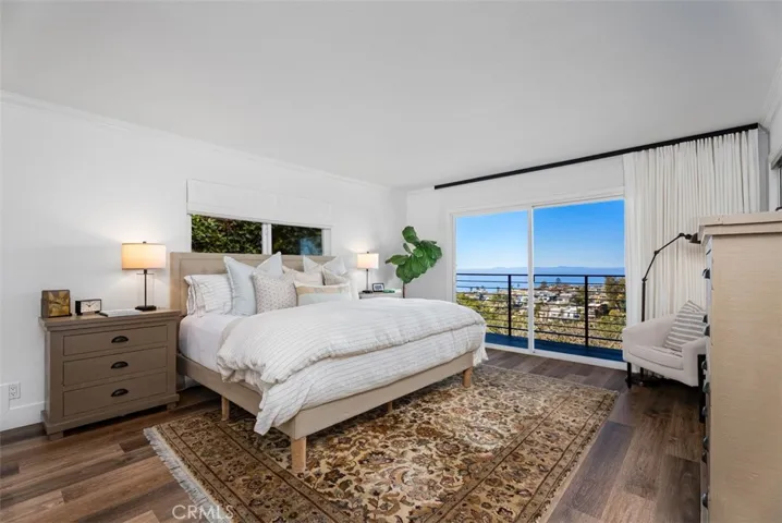 Primary bedroom with huge ocean views.
