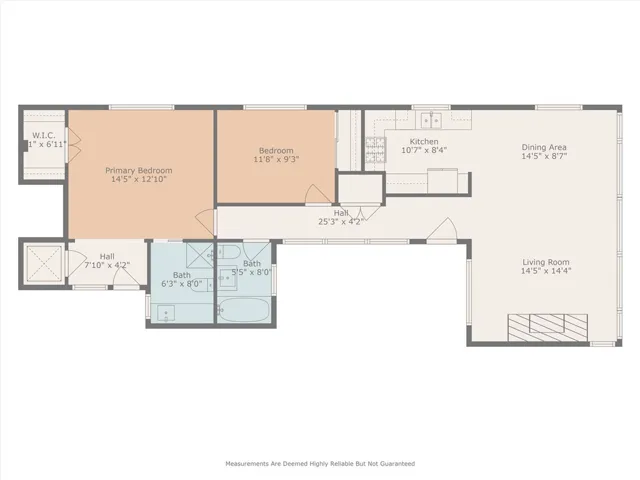 Unit B - 2 Bed / 2 Bath