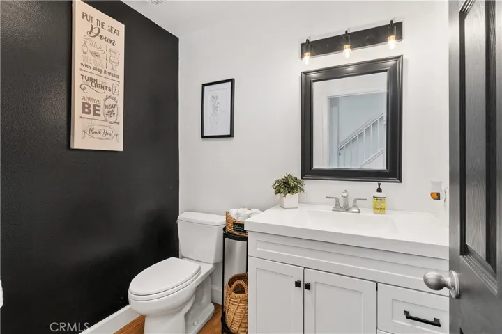 Powder Room on First Level