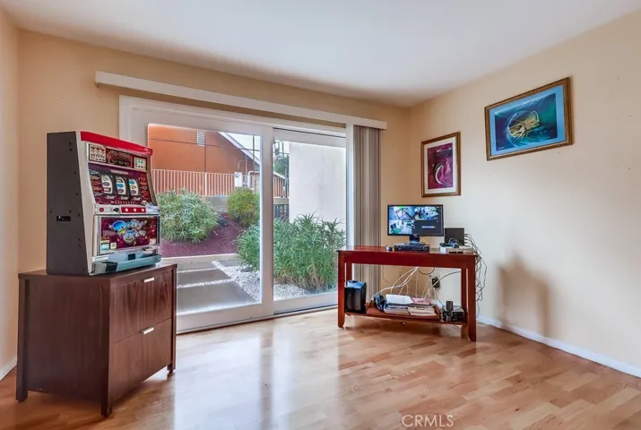 Downstairs Bedroom/Office with closet