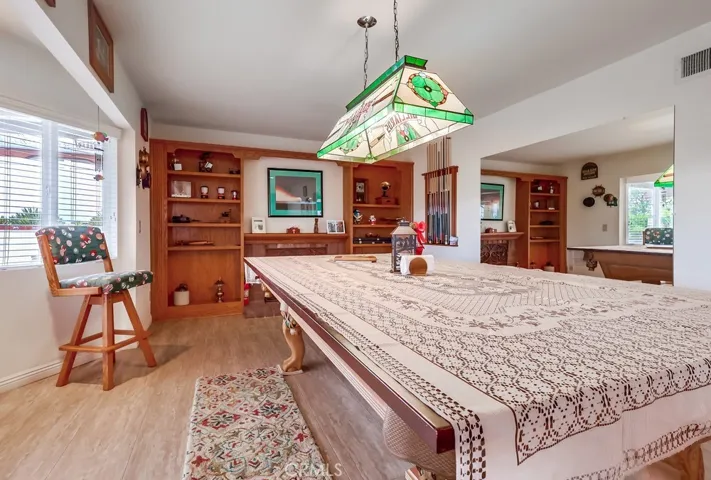 Family Room opens into the spacious kitchen